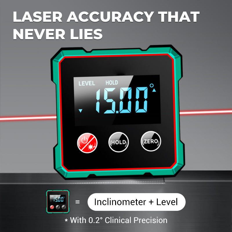 π’π§ HOT SALE 49% OFF π₯4-Side Magnetic Digital Angle Gauge with Laser