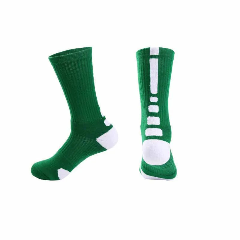 men‘s Fitness Running Bike Cycling Hiking White Black Sport Socks Outdoor Basketball Football Soccer Compression Sock Calcetines