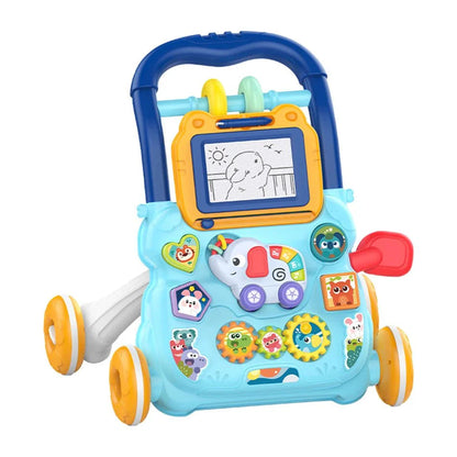 Baby Push Walker – Musical Toddler Learning Walker with Drawing Board